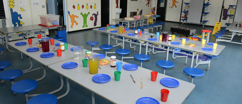  Dinning room set up for time out club